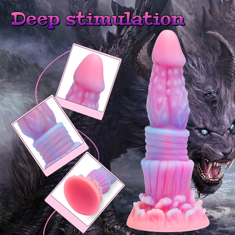 7 Inch Glow In The Dark Monster Dildo