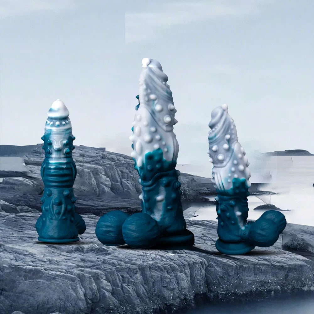 River Dragon Dildo Soft Fantasy Spiked