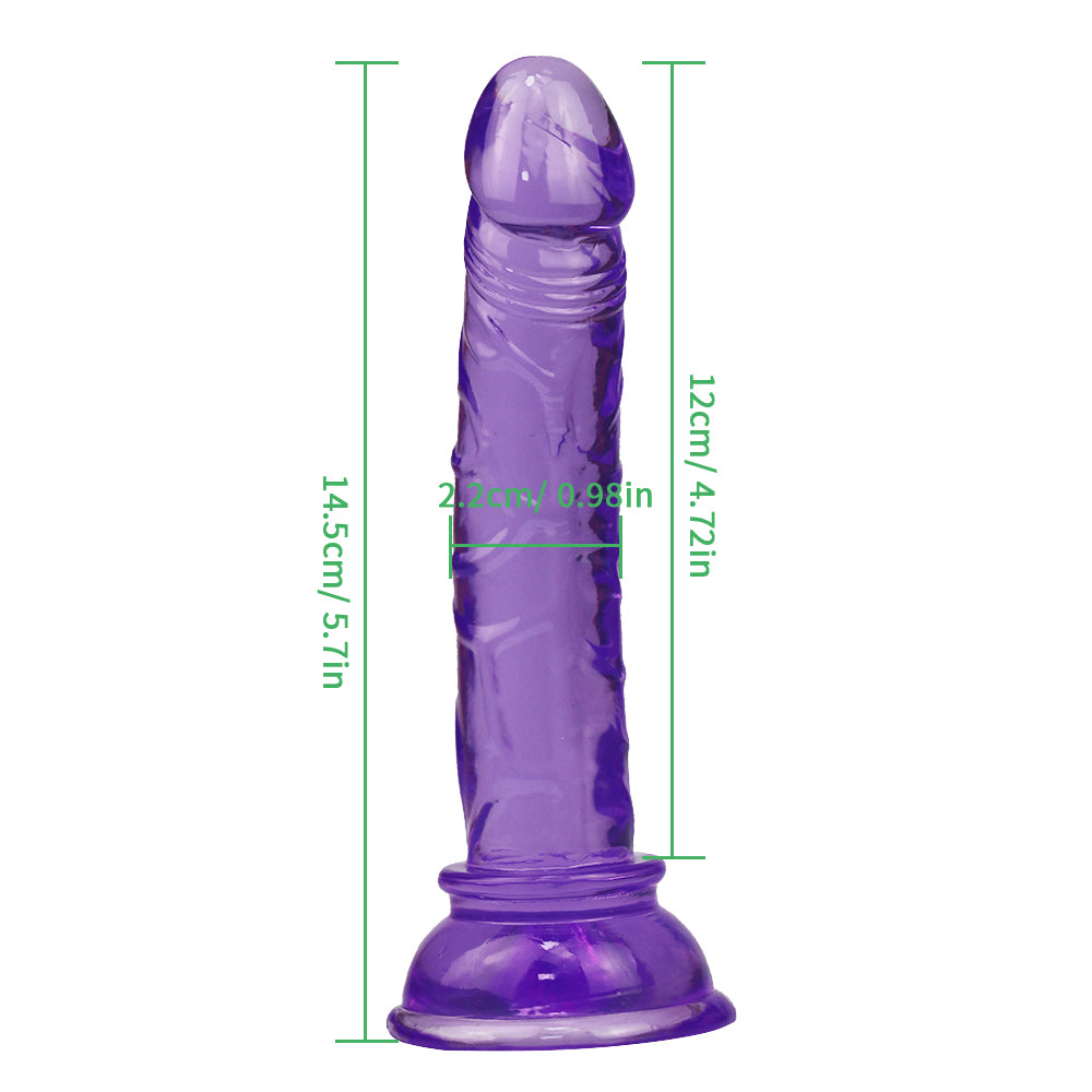 5 INCH purple Suction Cup small dildo