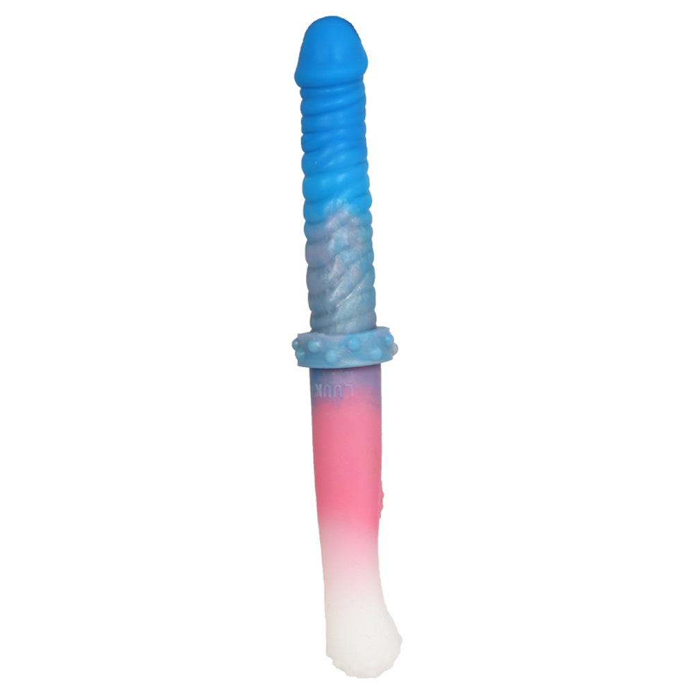 11 Inch Colorful Lesbian Double Head Dildo