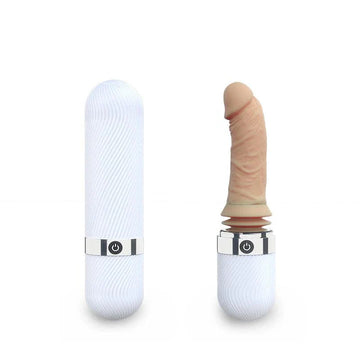 Waterproof Sex Machine Vibrating Thrusting Dildo