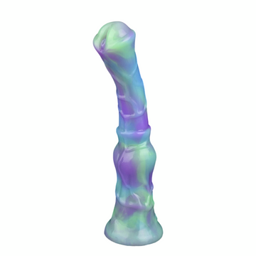 9 Inch Knot Glow In The Dark Horse Dildo
