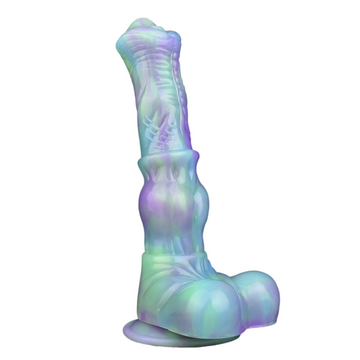 9 Inch Silicone Glow In The Dark Horse Dildo