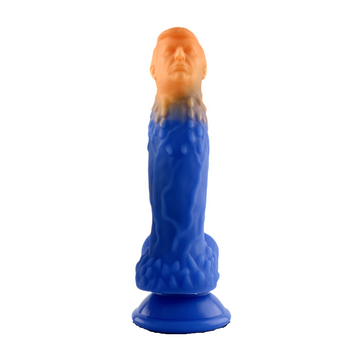 Blue Torso Silicone Funny Trump Dildo