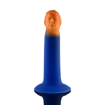 Blue Slim 6 Inch Anal Trump Dildo