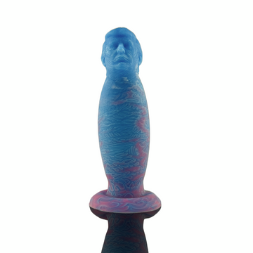 5 Inch Blue Cylindrical Anal Trump Dildo