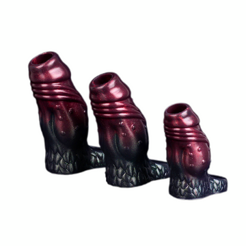 Silicone Dot Raised Opening Penis Sleeve