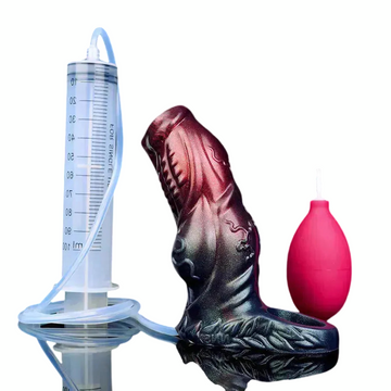 Silicone Knot Squirting Penis Enlargement Sleeve