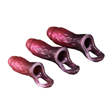 Lnternal Threaded Male Silicone Penis Sleeve