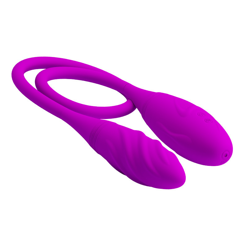 Purple Double Quiet G Spot Egg Vibrator