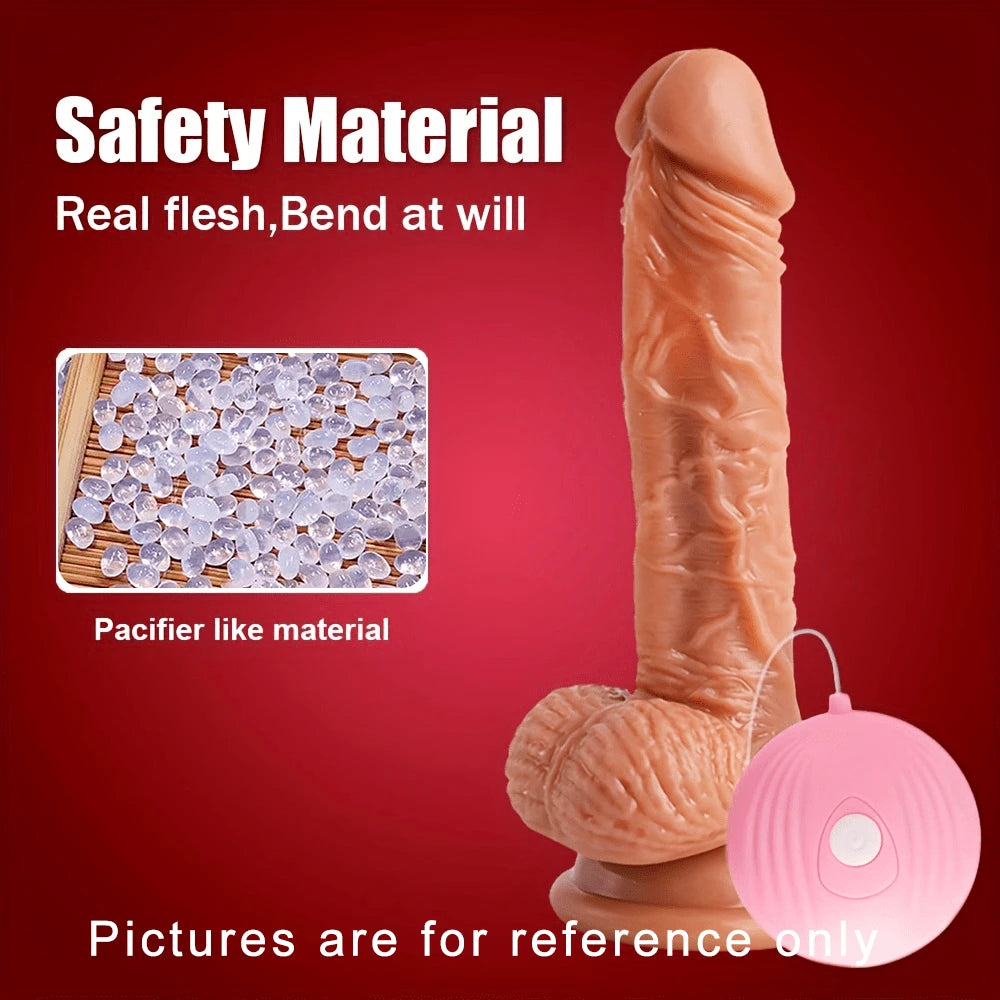 6 Inch Realistic Vibrating Free Dildo