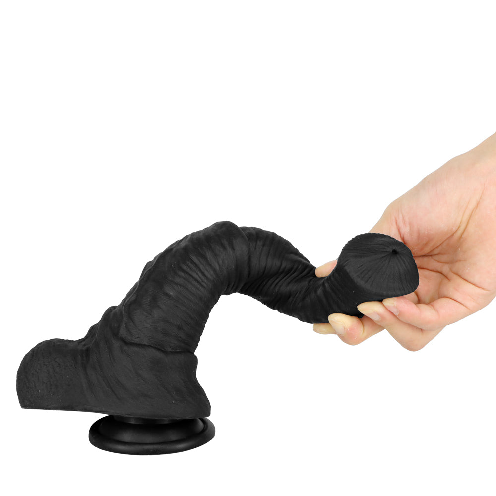 Black Realistic ball Horse Penis Dildo