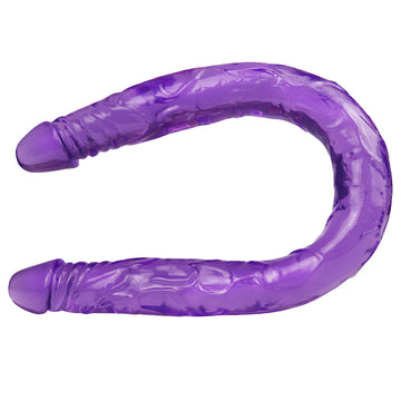 22 Inch Purple Double Head Dildo