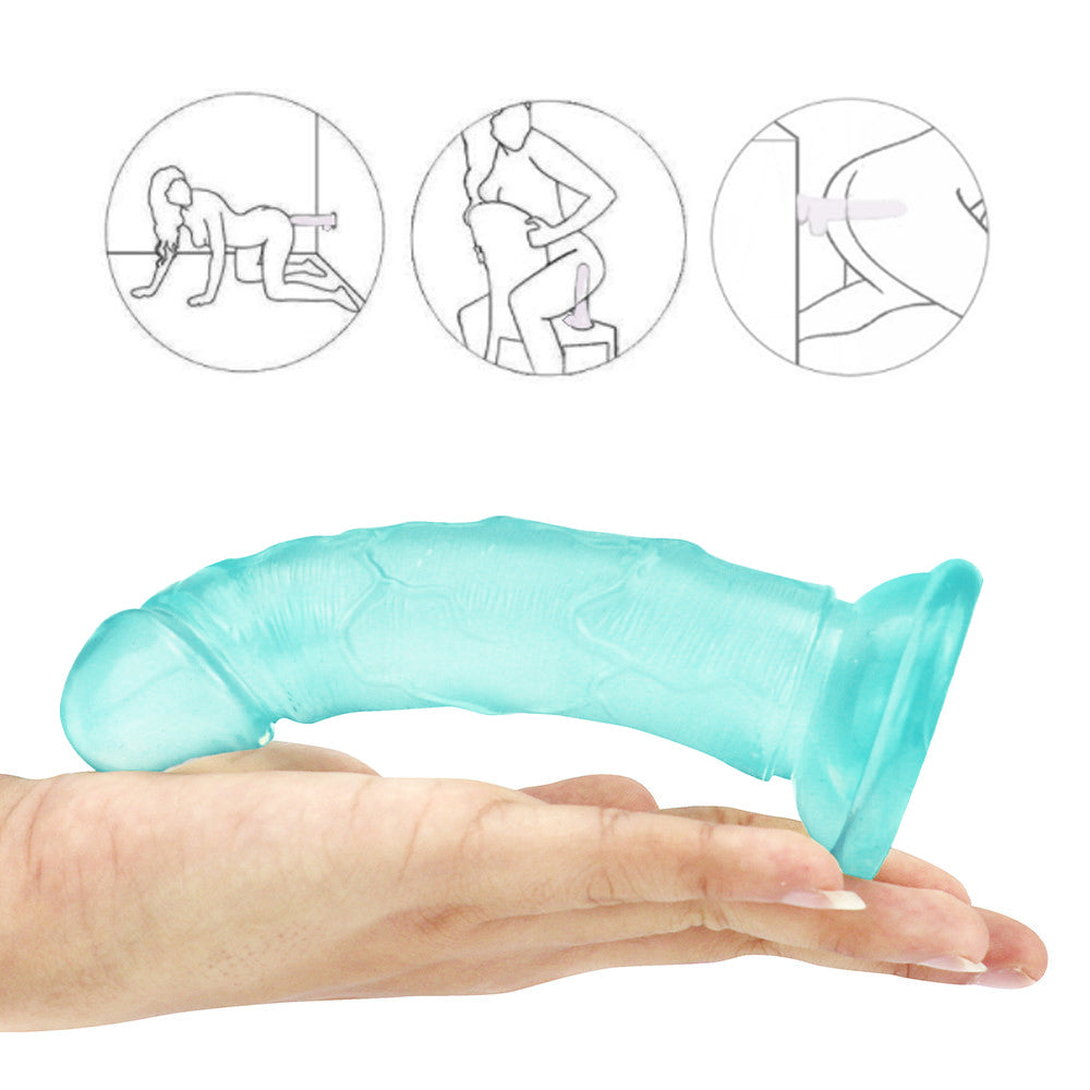 6 Inch Green Small Jelly Dildo