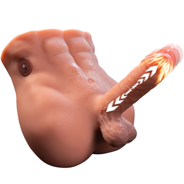 Pulsing Lower Body Male Torso Dildo