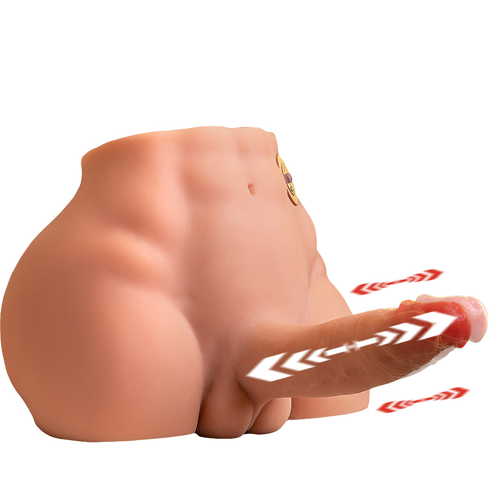 Half Body Sex Doll Thrusting Vibrating Torso Dildo