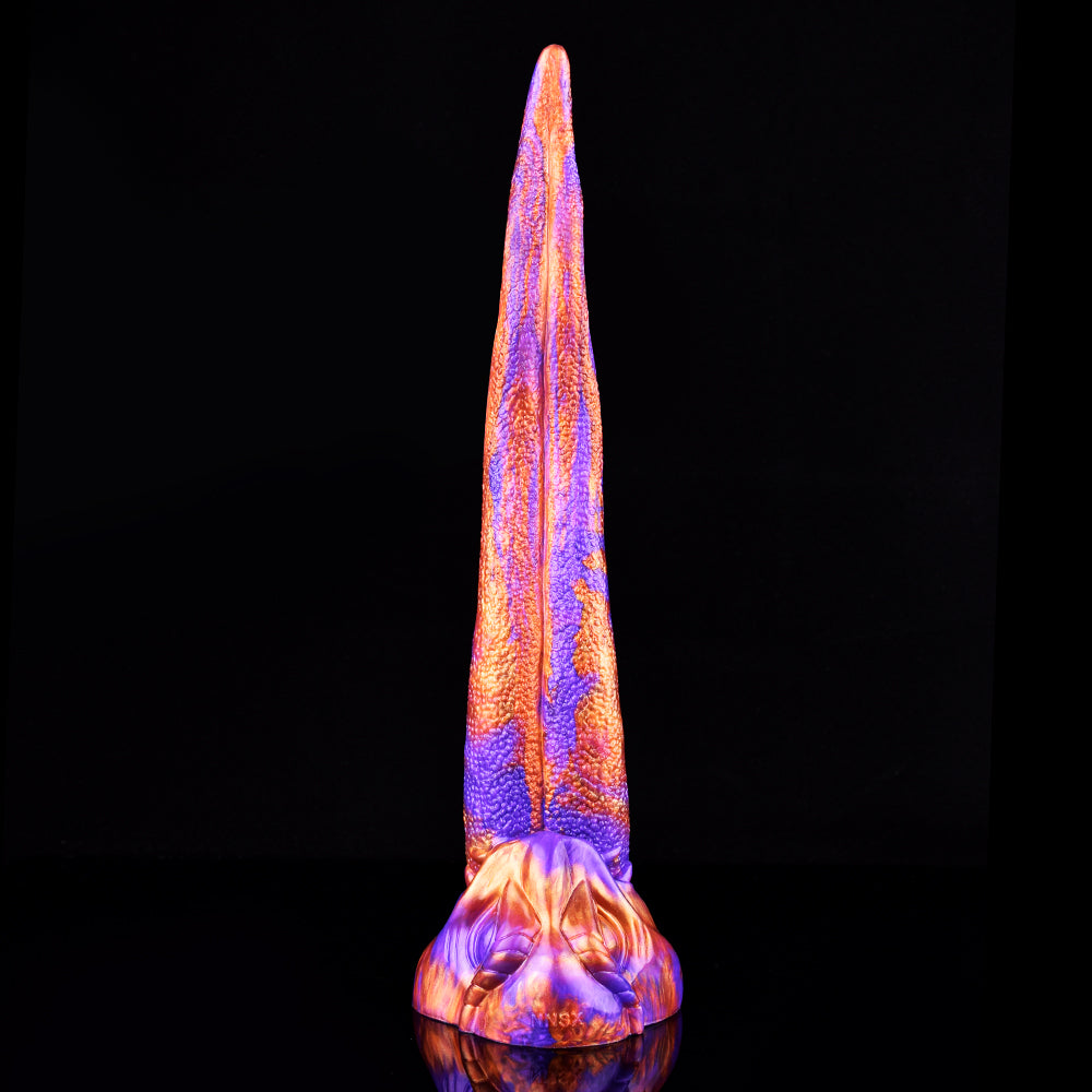 Long Gradient Fantasy Monster Tongue Dildo