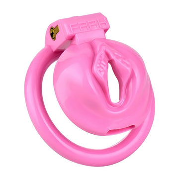 Pink Cute Sissy Chastity Cage