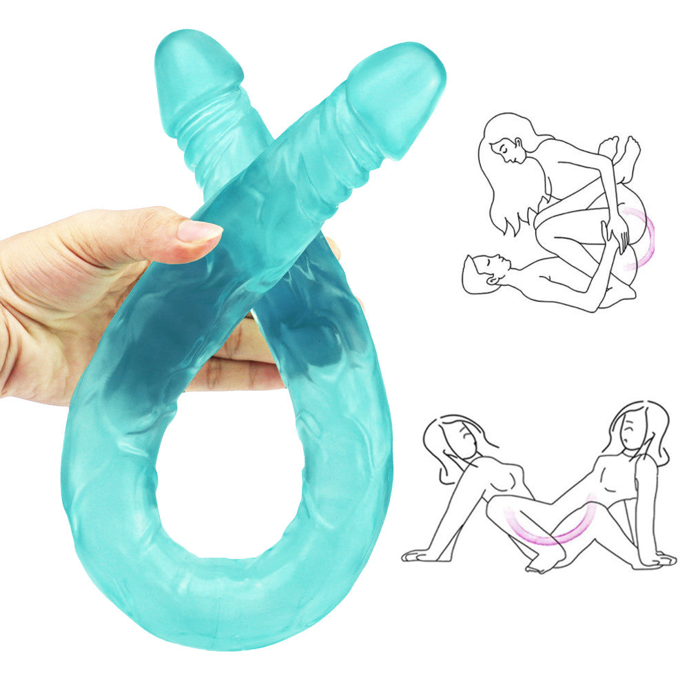 22 Inch Green Double Head Dildo
