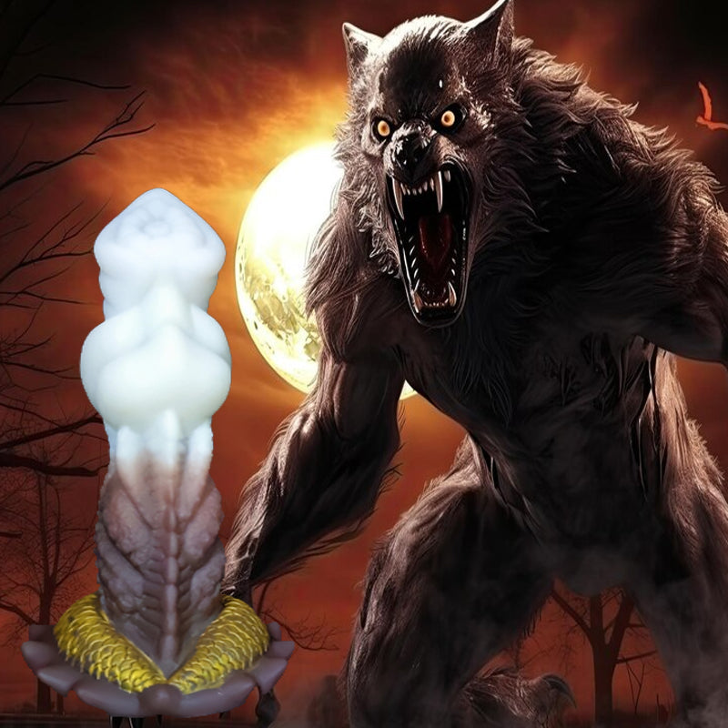 7 Inch Soft Fantasy Wolf Squirting Dildo
