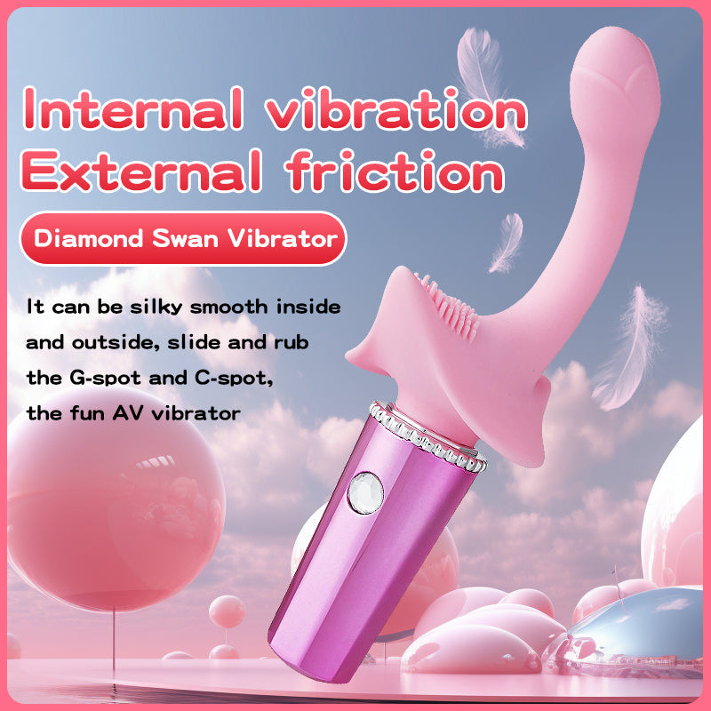 Diamond Swan Dual Motor G Spot Vibrator