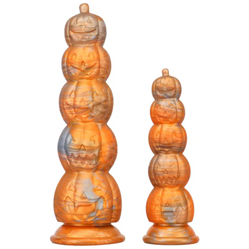 Pumpkin Painted Butt Dildo Halloween Horror Monster