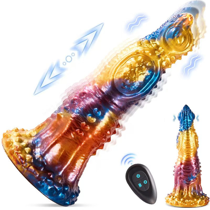 9 inch Bumpy Remote Women Fantasy Alien Dildo