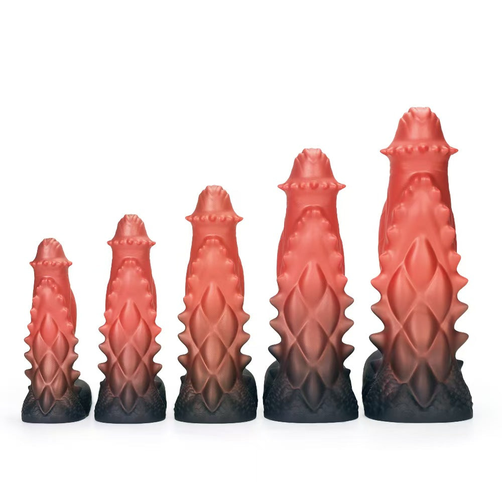 Soft Silicone Fantasy Dragon Spiked Dildo