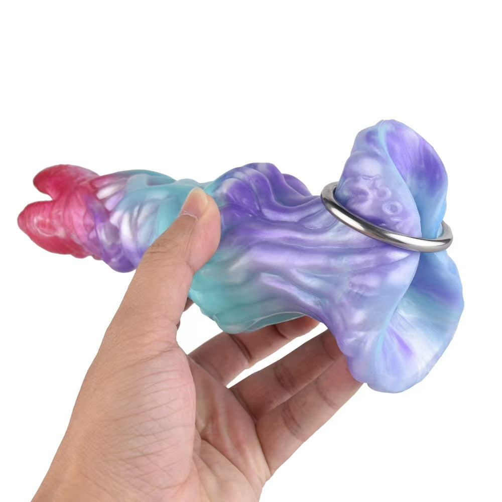 8 Inch Mixed Color Alien Ovipositor Dildo