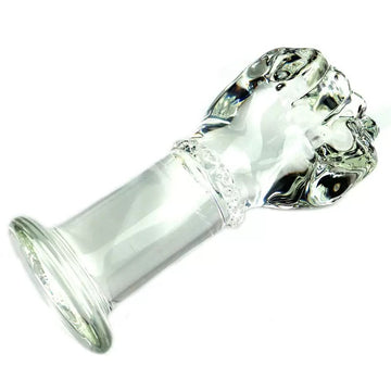 4.9 Inch Glass Toy Beginners Realistic Fist Dildo