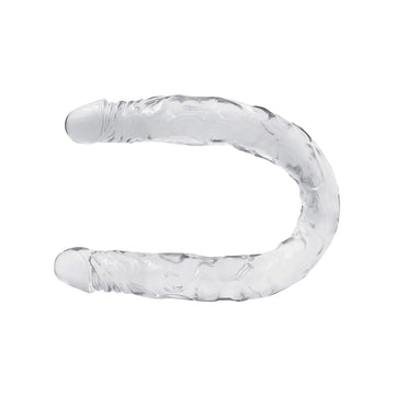 21 Inch Clear Jelly Double Head Dildo