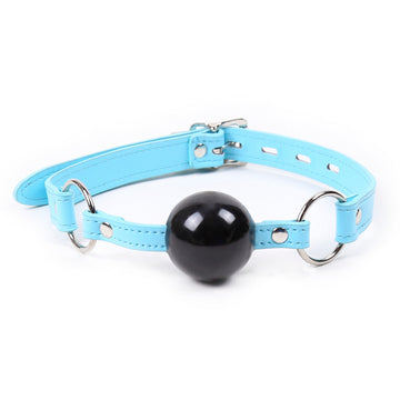 Small Leather Lock Fantasy BDSM Gag