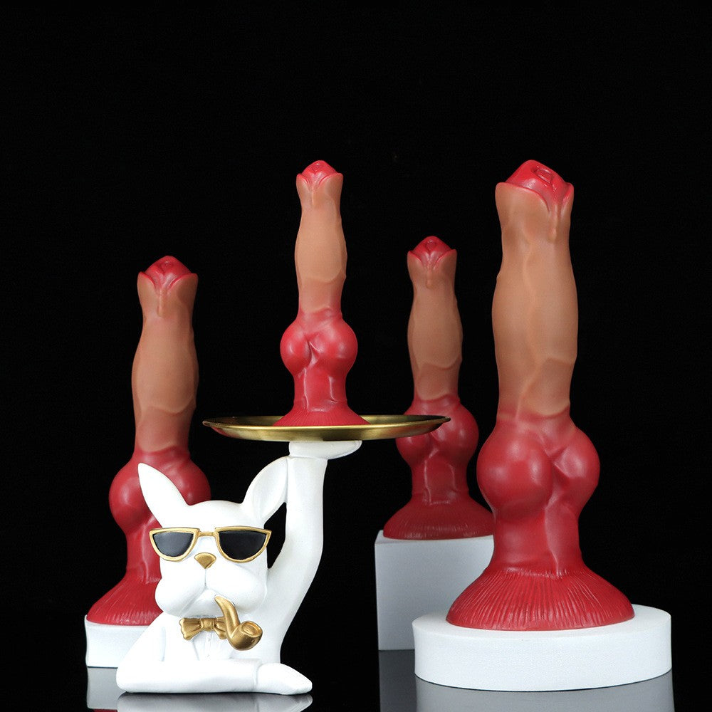 Custom Realistic Silicone Dog Knot dildo
