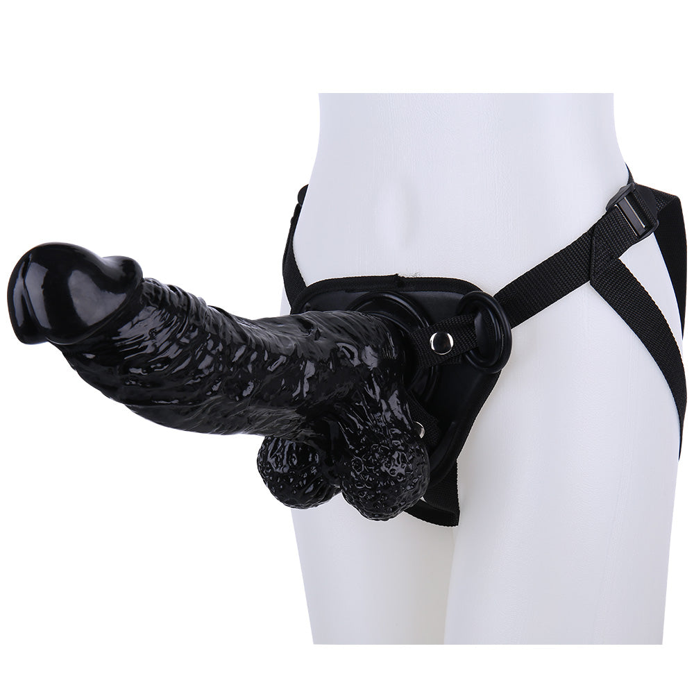 Big Black Strap On Realistic 12 Inch Dildo