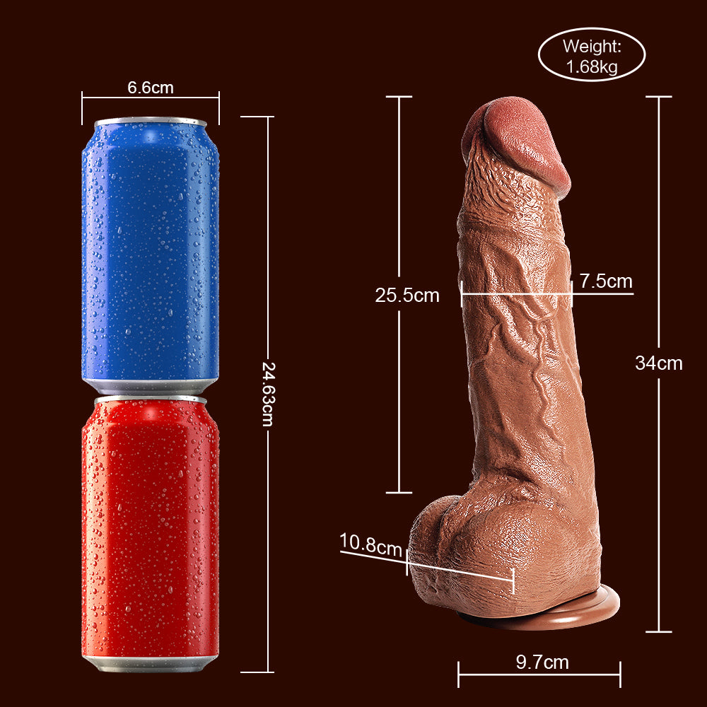 Brown Thick Big Realistic xxx Dildo