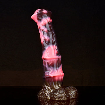 10 Inch Silicone Horse Dildo with Ball Base