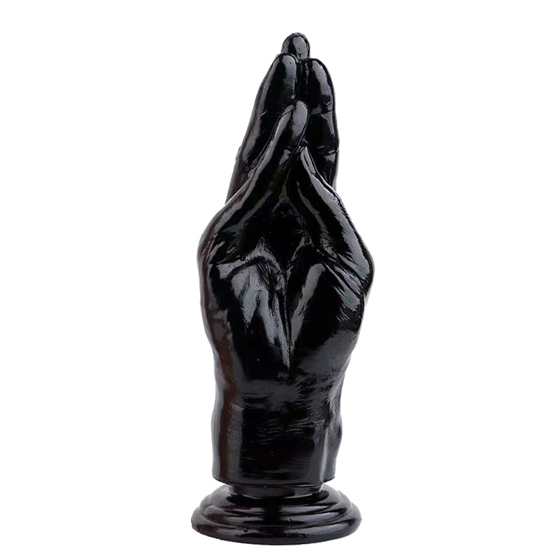 8 Inch Black Short Hand Fist Dildo