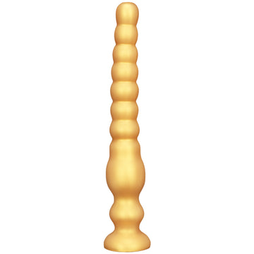 Gold Silicone Anal Beaded Custom Dildo
