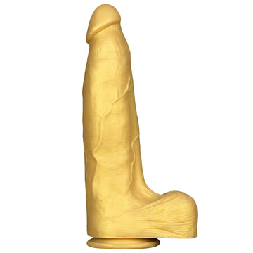 Gold Silicone Tapered Big 13 Inch Dildo