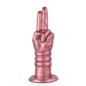 7 Inch Two Finger Silicone Hand Fist Dildo
