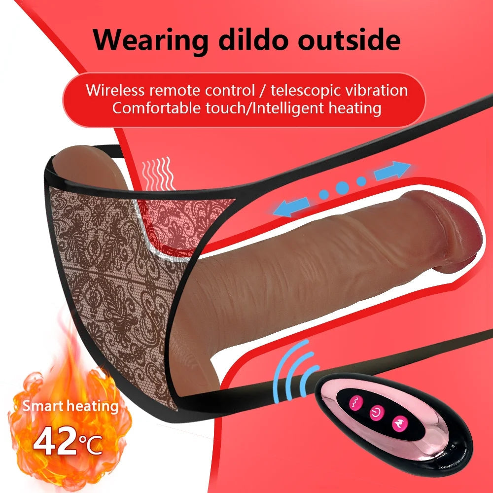 Realistic G-spot Stretch Vibrating Panties