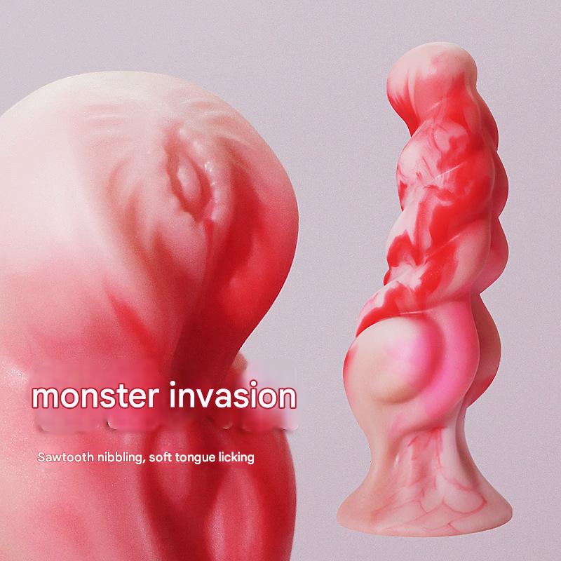 Pink Anaconda Dildo 7 Inch Soft Silicone