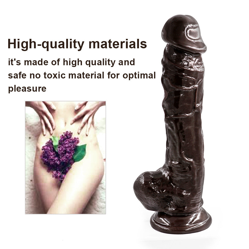 chocolate dildo 9 Inch Delicious Boyfriend