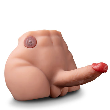 Half Body Sex Doll Thrusting Vibrating Torso Dildo
