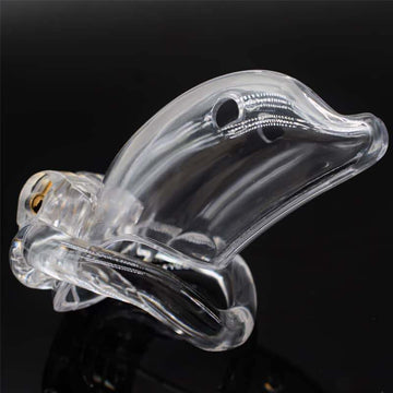 Transparent Cute Sissy Chastity Cage