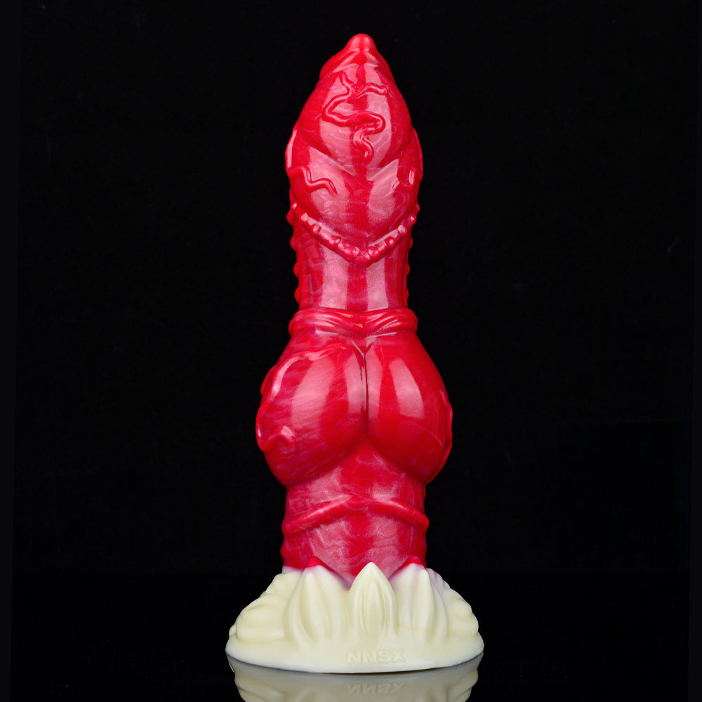 9 Inch Realistic Red Hell Dog Dildo
