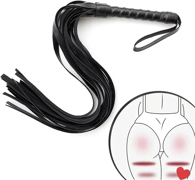 BDSM Leather Whip Spanking Fetish Sex Toys