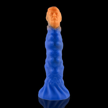 10 Inch Blue Fantasy Monster Trump Dildo