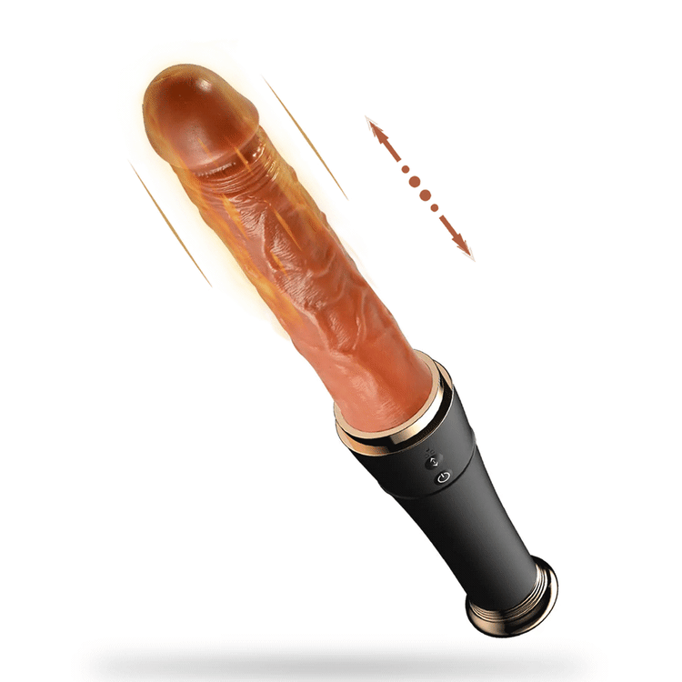 7 Inch Baseball Vibrating thrusting Hidden Dildo