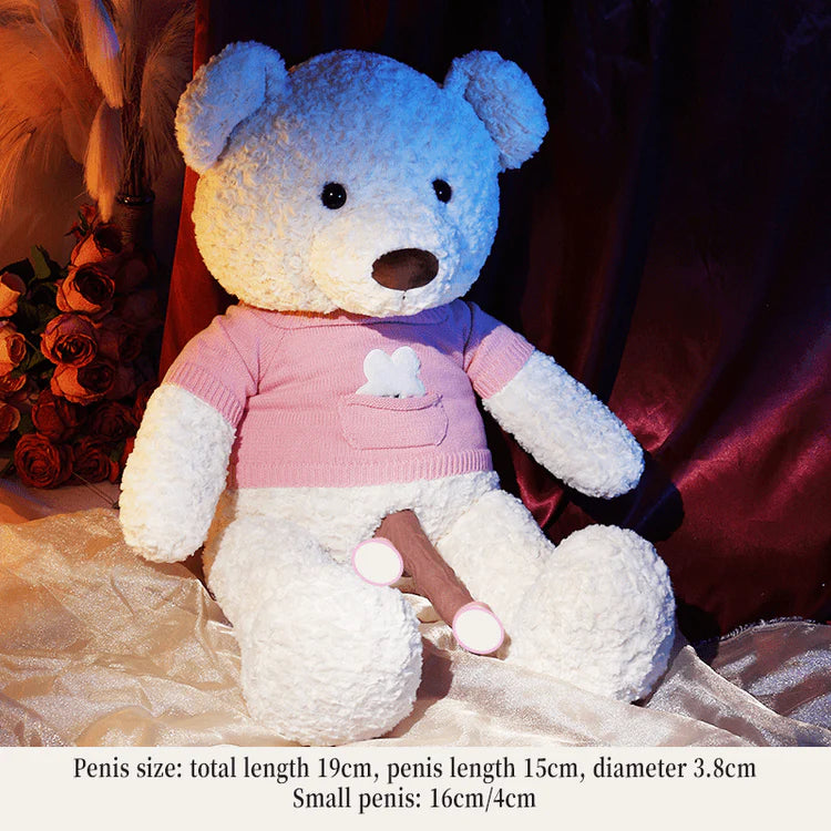 Teddy Bear Plush Sex Pillow with Hidden Dildo Teddy Bear Plush Sex Pillow with Hidden Dildo